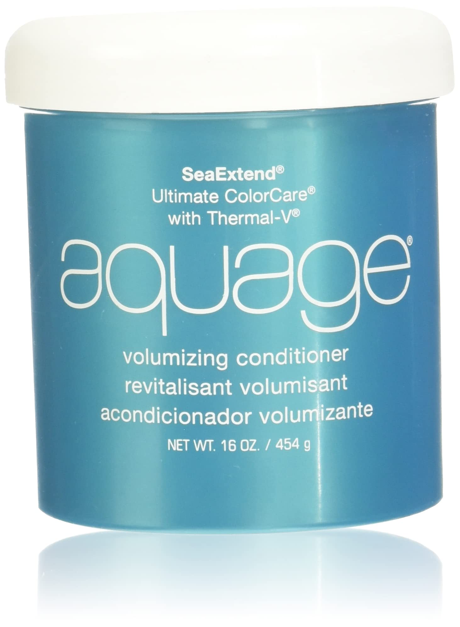 White Smoke Aquage SeaExtend Volumizing Conditioner for Women & Men - Color-Safe, Lightweight Volume Conditioner for Fine Hair - With AlgaePlex Marine Botanicals & Thermal-V Technology for Volume & Shine (16 oz)