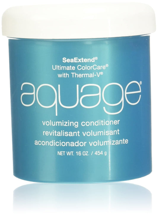 White Smoke Aquage SeaExtend Volumizing Conditioner for Women & Men - Color-Safe, Lightweight Volume Conditioner for Fine Hair - With AlgaePlex Marine Botanicals & Thermal-V Technology for Volume & Shine (16 oz)