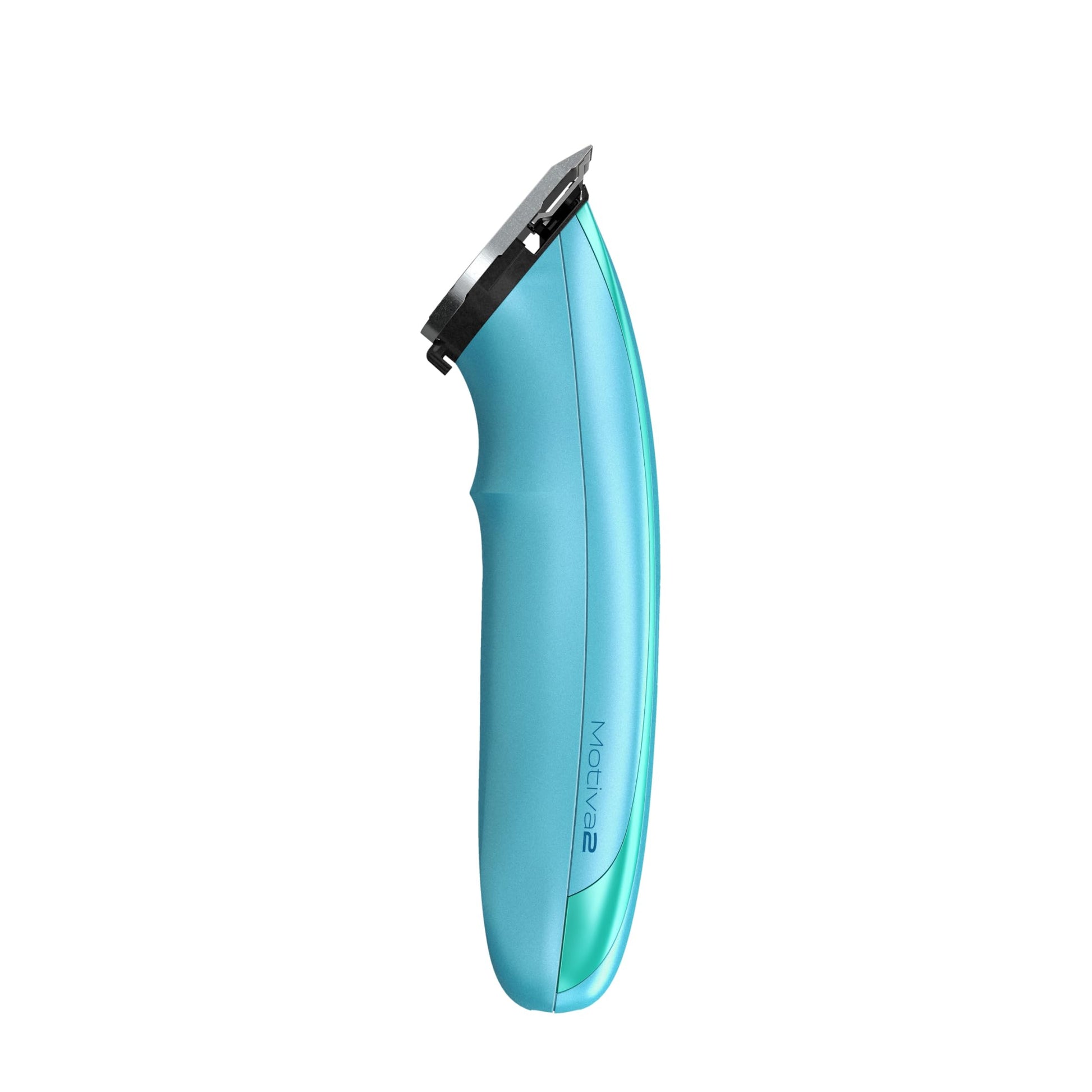 White Smoke Wahl Pro Animal Motiva2 - Professional Pet Clipper for Dogs, Cats & Horses - Cordless - Digital Display with LED Indicator - Textured Grip - Easy to Carry & Travel Lock - Blue Ivy