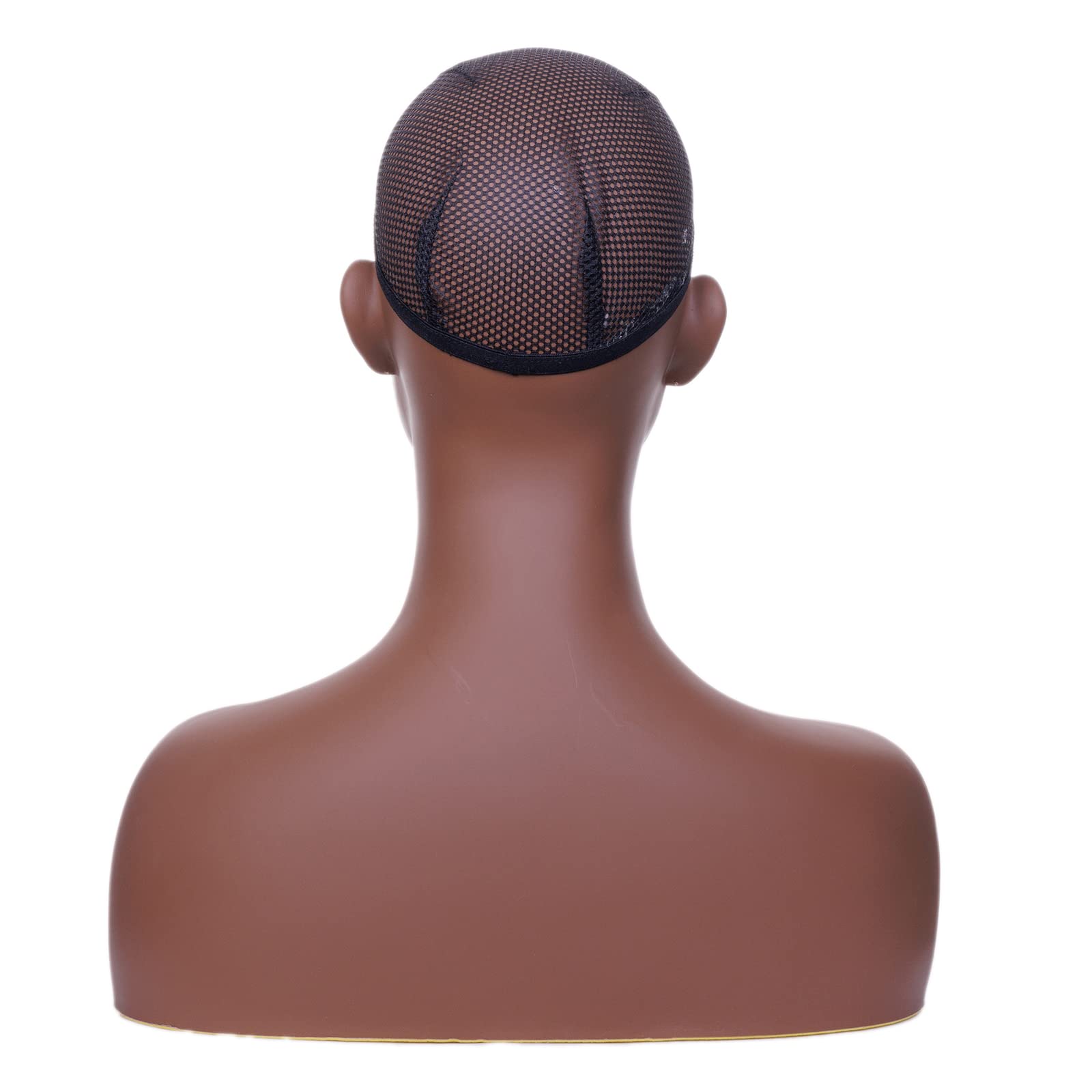 White Smoke JINGFA Whosale Realistic Female Mannequin Head with Shoulders Manikin Wig Head Stands for Wigs,Makeup,Jewerly,Beauty Accessories Displaying