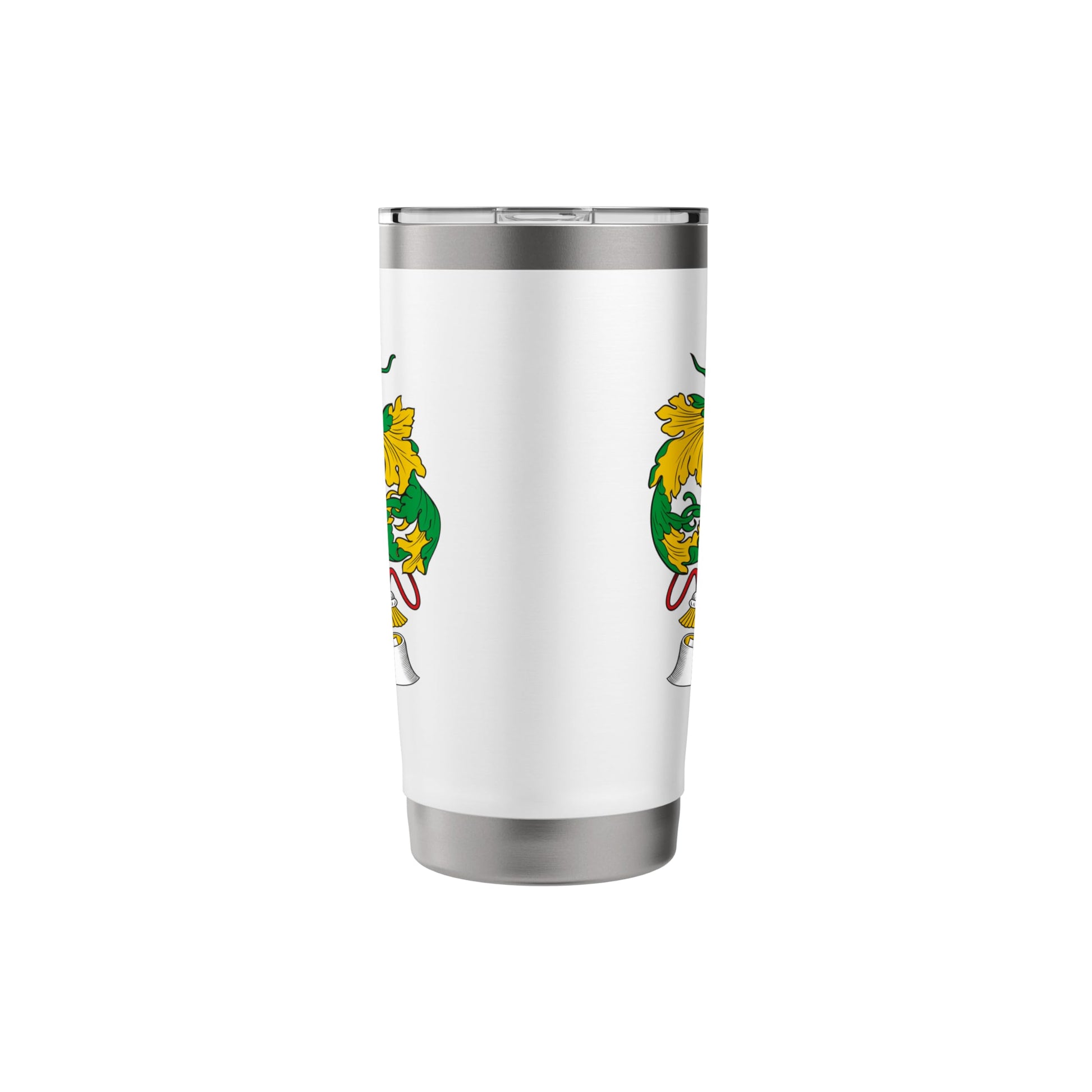 Lavender Lanza Coat of Arms - Family Crest Stainless Steel Insulated Tumbler