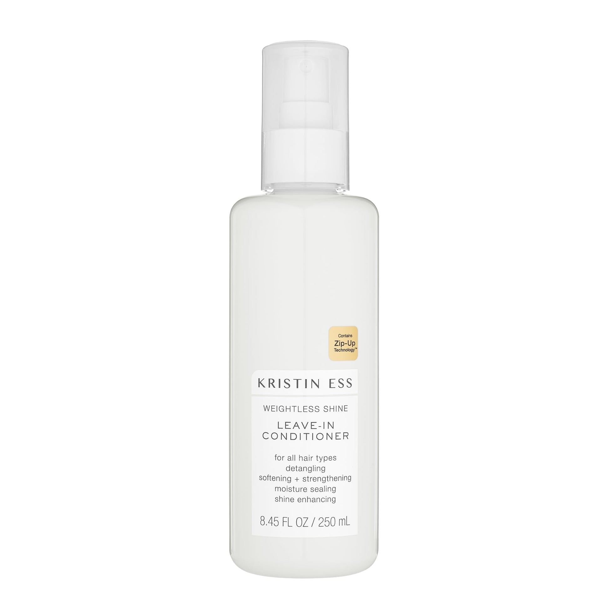 Lavender Kristin Ess Hair Hydrating Salon Leave In Conditioner Spray for Strength + Shine - Lightweight Anti Frizz Detangler for Women - Sulfate Free + Color Safe - Castor Oil Moisture Bond Repair Spray