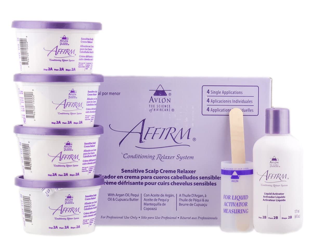 White Smoke Affirm Relaxer Kit 4 Applications by Affirm