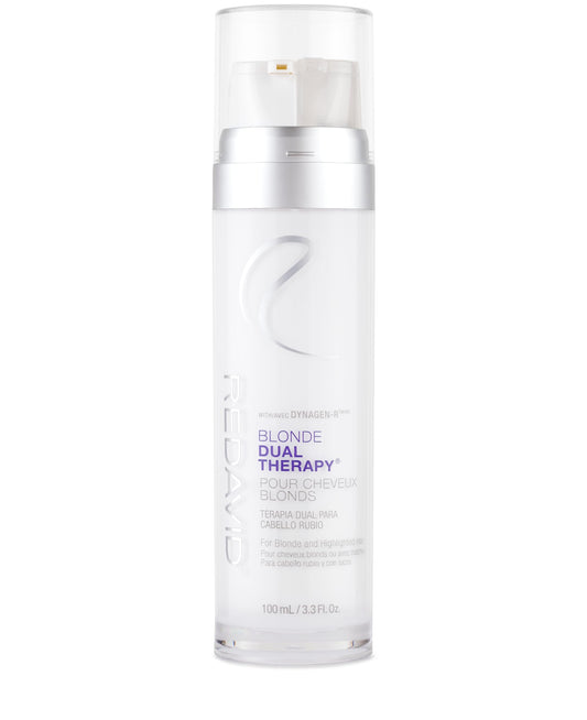 Lavender Redavid Blonde Dual Therapy Treatment - 2-Part Leave-in Toner and Repair System, Purple Pigment, Hair Strengthening, For Blonde and Highlighted Hair