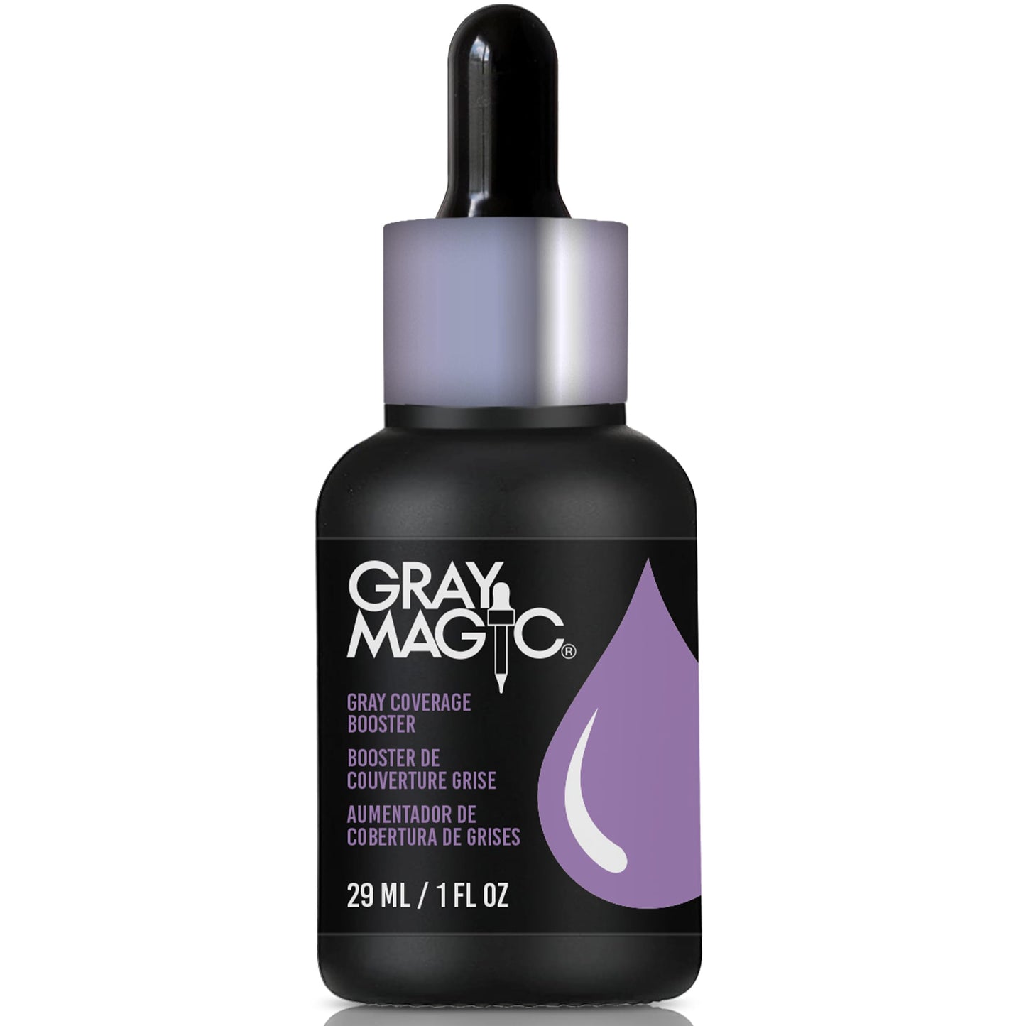 White Smoke Ardell Gray Magic Color Additive for Hair Dye - Anti-Fade Gray Hair Coverage Booster Drops, Long-Lasting Hair Color Enhancer, 1 oz