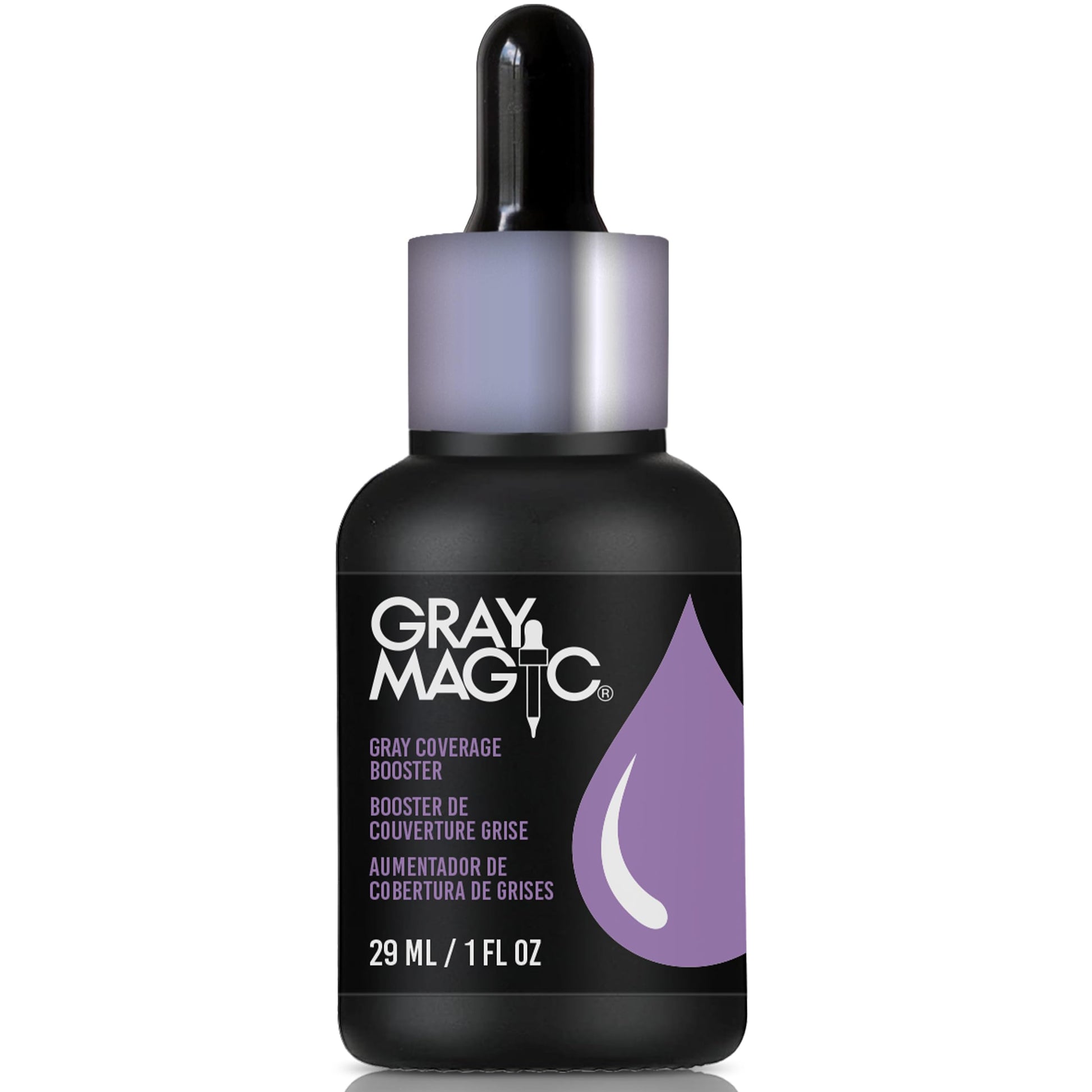 White Smoke Ardell Gray Magic Color Additive for Hair Dye - Anti-Fade Gray Hair Coverage Booster Drops, Long-Lasting Hair Color Enhancer, 1 oz