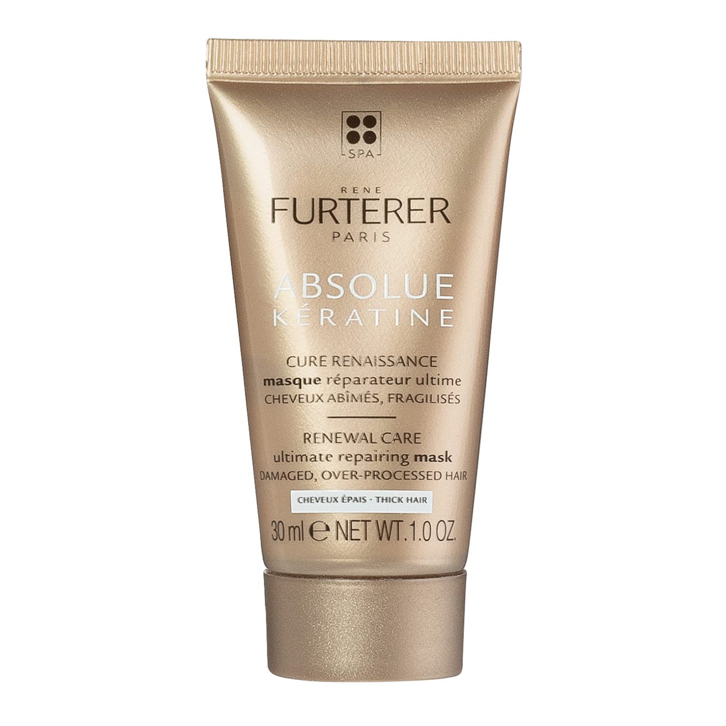 White Smoke Rene Furterer ABSOLUE KERATINE Ultimate Regenerating Mask - For Damaged, Over-Processed Thick Hair - Repair & Restore