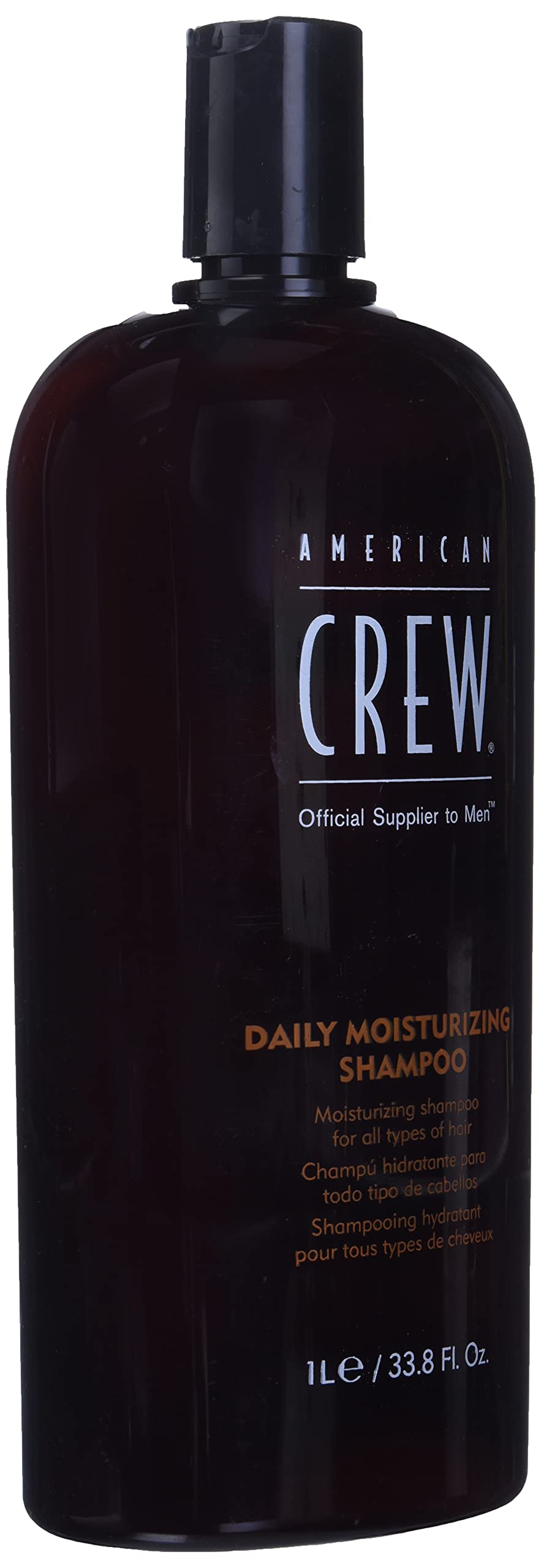 Black American Crew Daily Moisturizing Shampoo, 33.8 Ounce