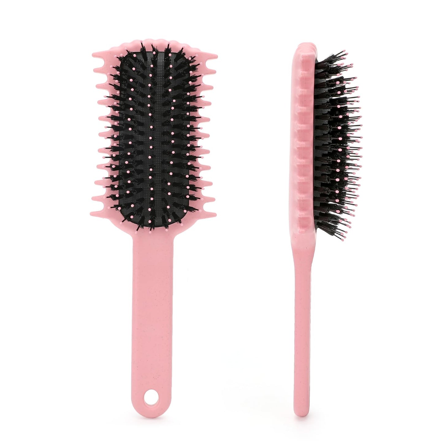 White Smoke Curly Hair Brush, Volume Curl Defining Brush for Detangling Shaping and Styling Women's Curls, Reduce Pulling (Green)