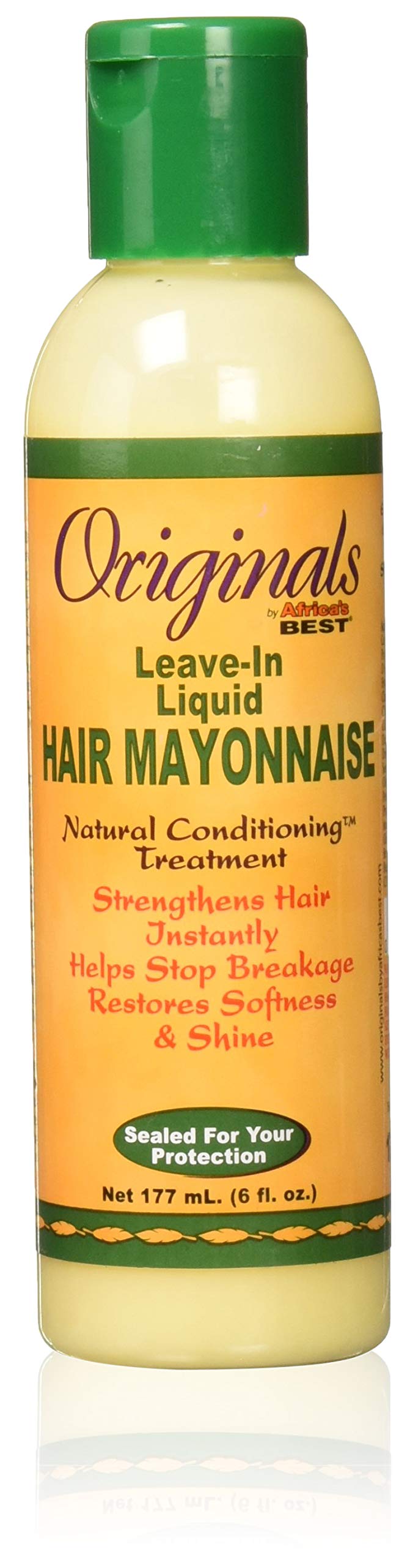 White Smoke Africa's Best Conditioner, Originals Hair Mayonnaise Leave-In, 6 Fl Oz