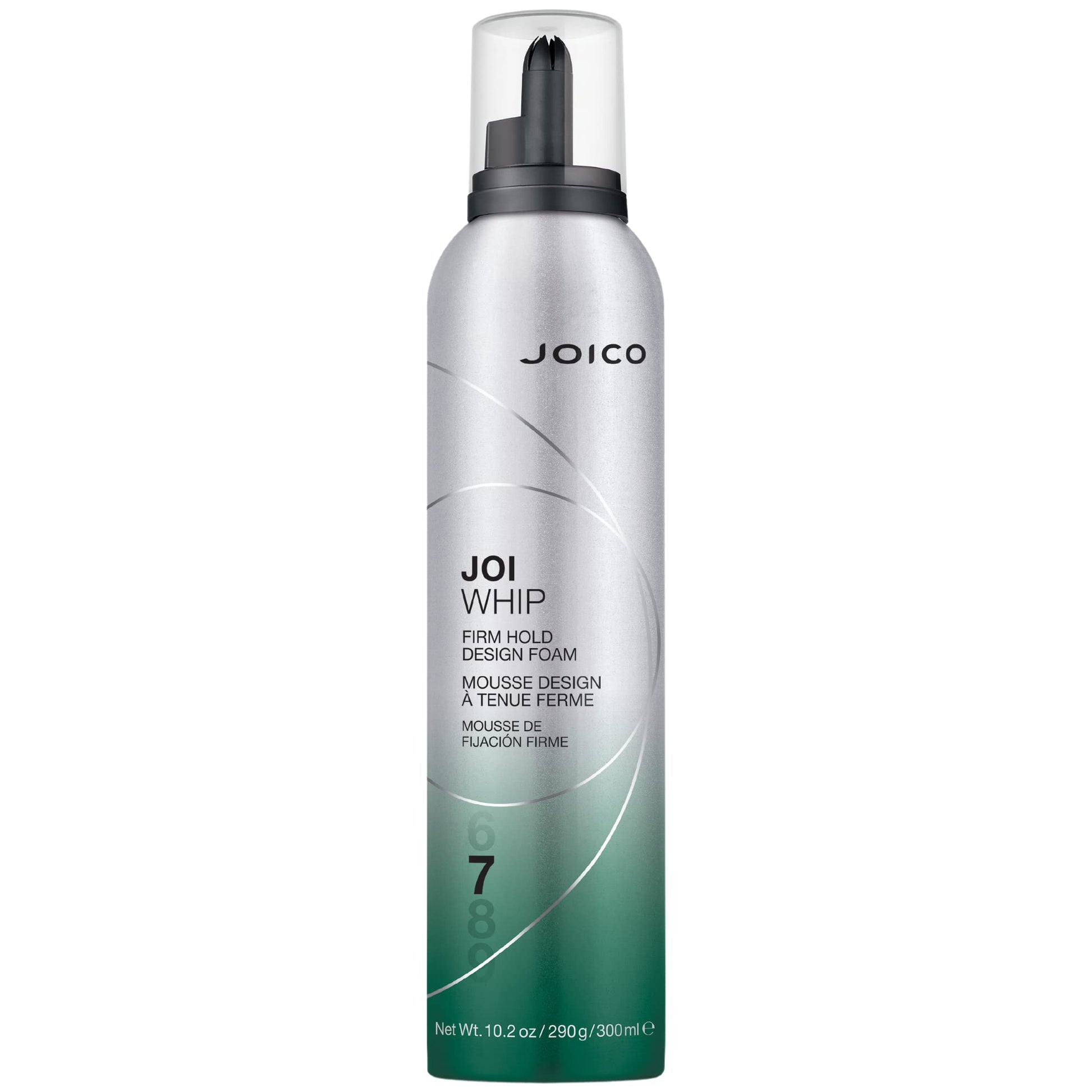 Lavender Joico JoiWhip Firm Hold Designing Foam | For Most Hair Types | Add Volume & Body | Boost Shine | Control Frizz & Flyaways | Heat, Humidity, & Pollution Protection | Silicone & Paraben Free | 300mL