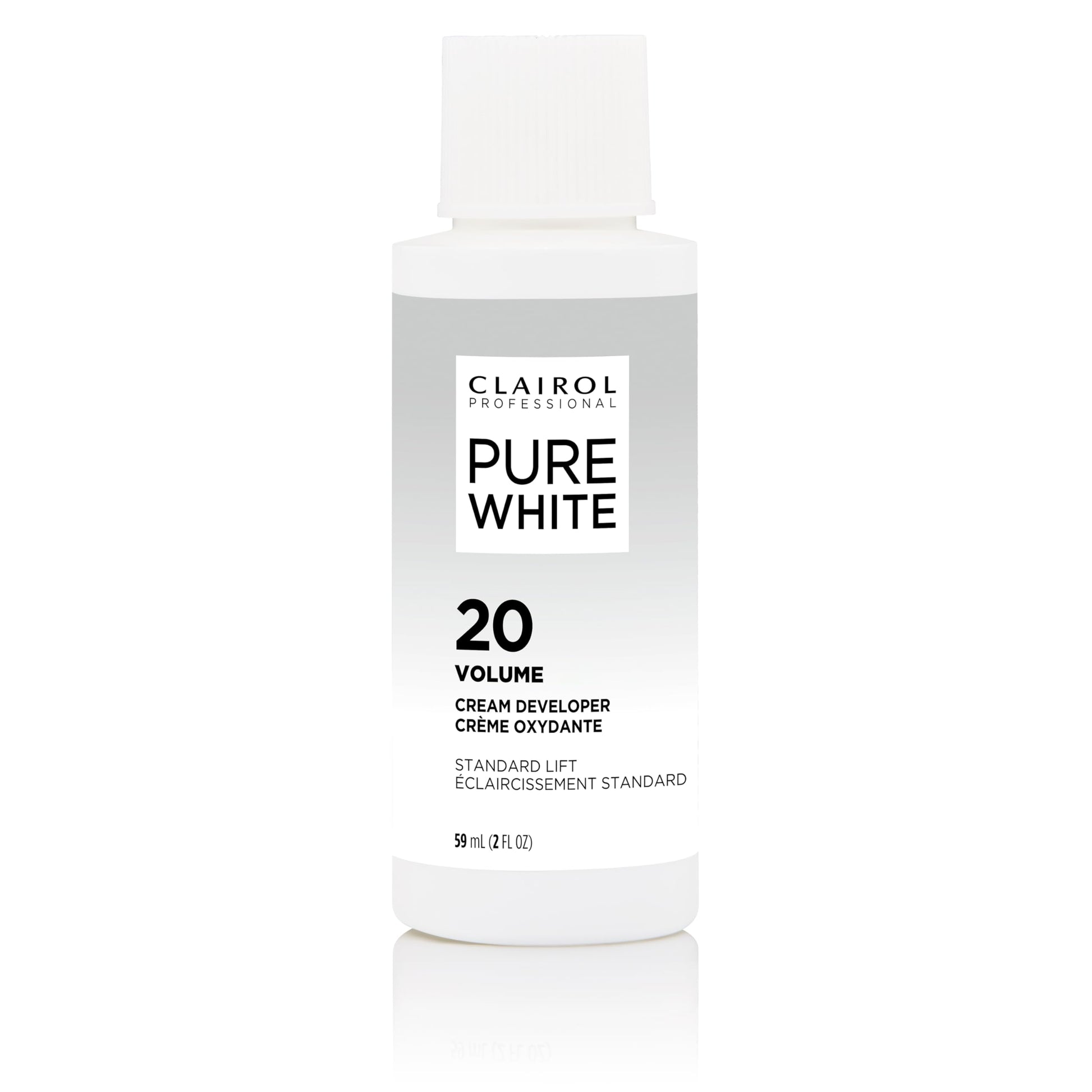 White Smoke Clairol Professional Pure White 20 volume Crème Developer, 128 oz
