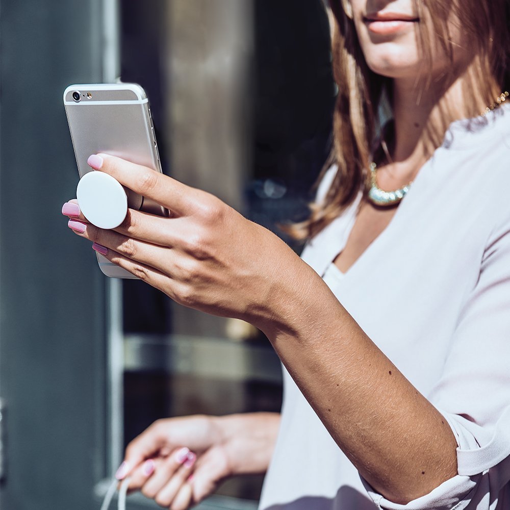 Dark Slate Gray Rusk Texas Rusk TX Retro Vintage Text PopSockets Swappable PopGrip