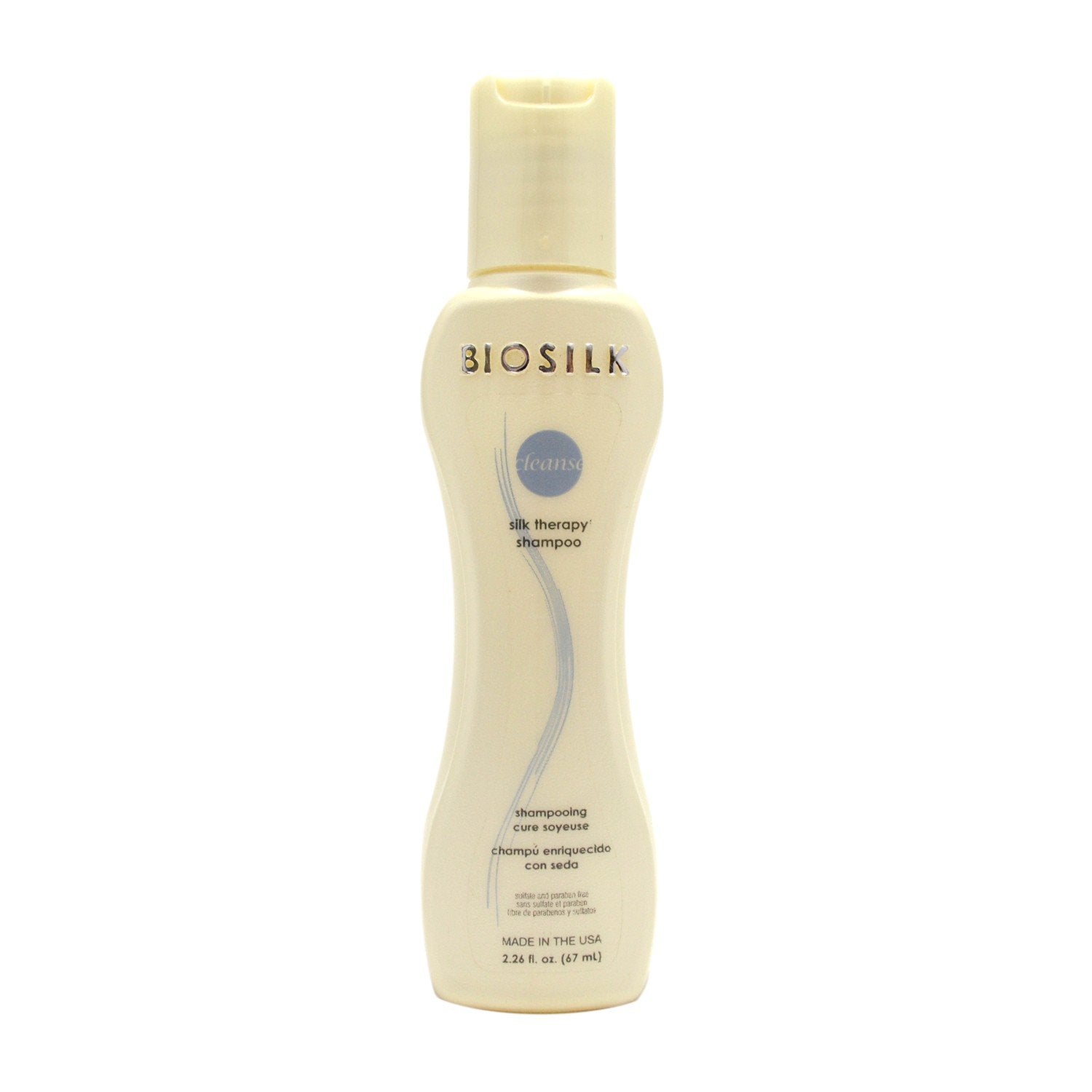 White Smoke Biosilk Silk Therapy Shampoo - Travel Size, 2.26 Ounce