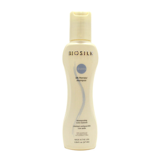 White Smoke Biosilk Silk Therapy Shampoo - Travel Size, 2.26 Ounce