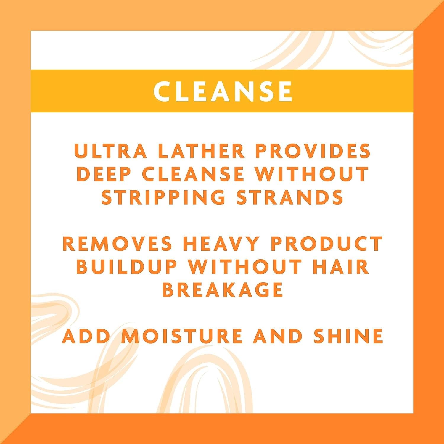 White Smoke Cantu Moisturizing Cream Shampoo with Shea Butter, 13.5 fl oz