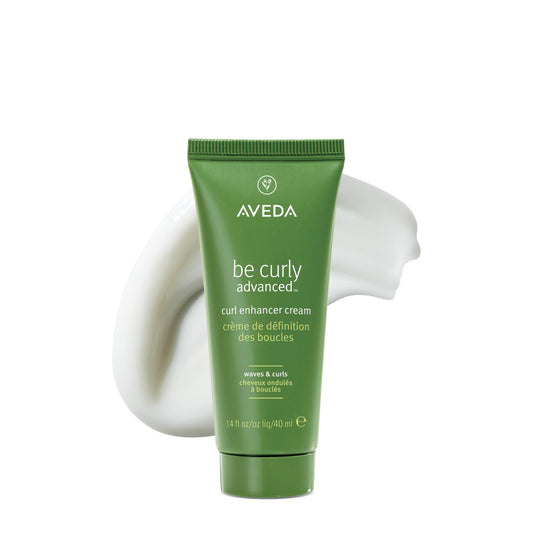 White Smoke Aveda Be Curly Advanced Curl Enhancer Hair Cream | Defines Curly and Wavy Hair | Hydrates, Reduces Frizz, Adds Shine | Air Dry or Blow Dry | Silicone Free | 98% Naturally Derived*, 6.7 Fl Oz