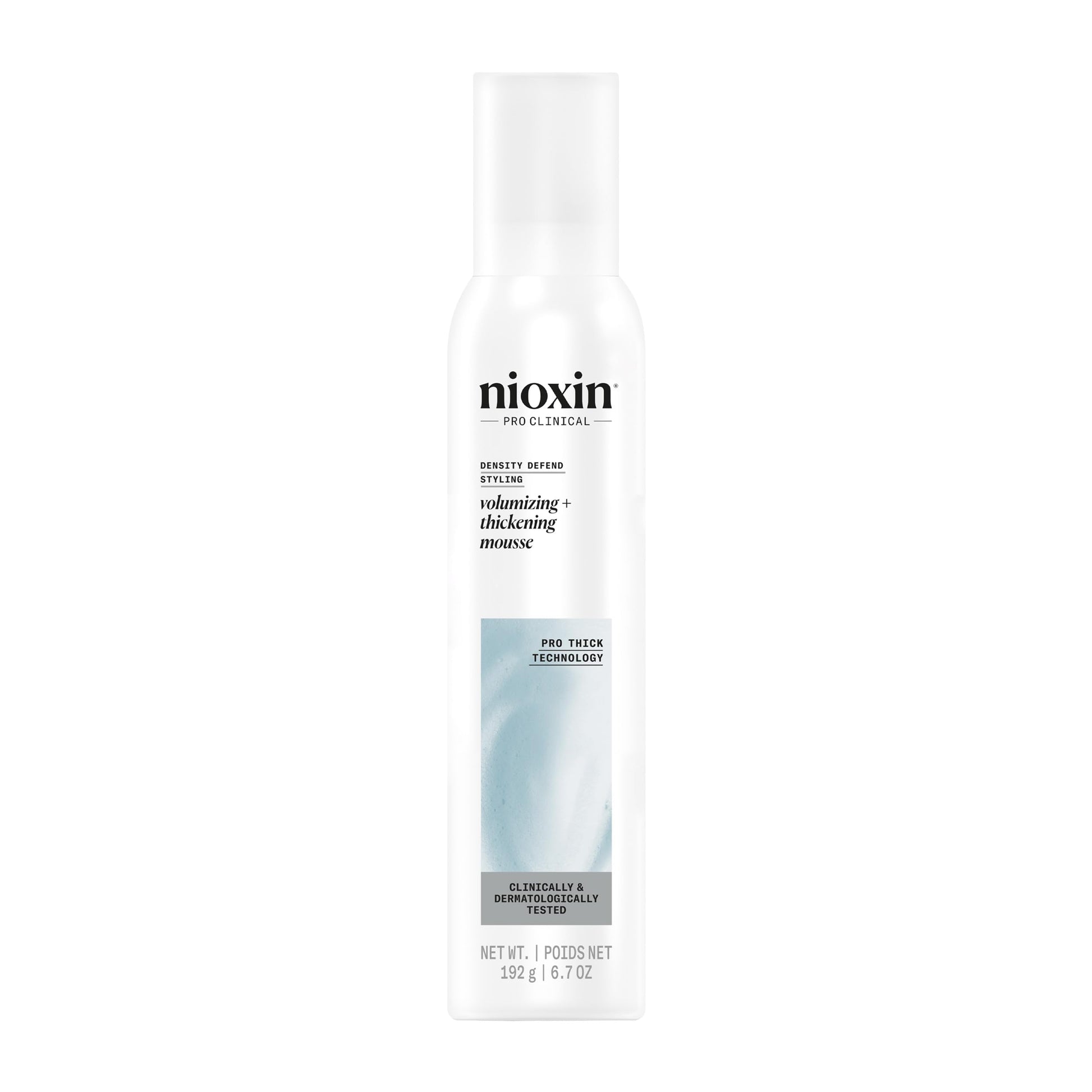 White Smoke Nioxin Density Defend Styling Mousse | Volumizing + Thickening Support | 6.7 Fl oz.