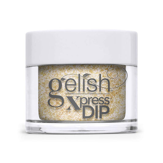 Lavender Gelish Xpress Dip Powder, All That Glitters Is Gold Long-Lasting Nails. Featuring ColorFusion Technology, Odor-Free, Vitamin-Infused Formula, and Up to 21 Days of Chip-Free Wear, 1.5 ounce
