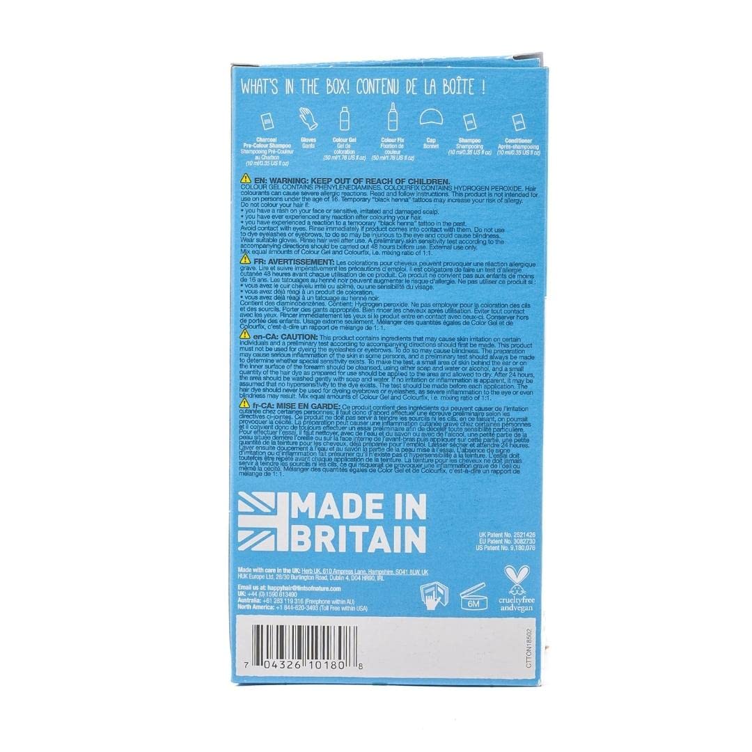 Steel Blue Tints of Nature 5R Rich Copper Brown Permanent Hair Dye, Nourishes Hair and Covers Greys, Ammonia-Free, 4.4 fl oz