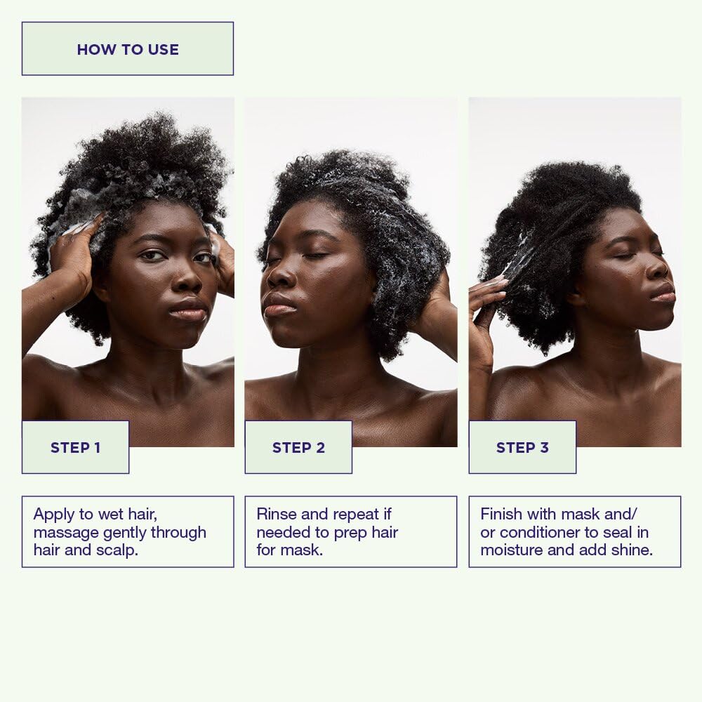White Smoke Maria Nila Structure Repair, Strengthening & Nourishing Shampoo For Damaged & Chemically Treated Hair, Algae Extract Rebuilds, Revitalizes & Repairs Hair, 100% Vegan & Sulfate/Paraben free, 11.8 Fl Oz