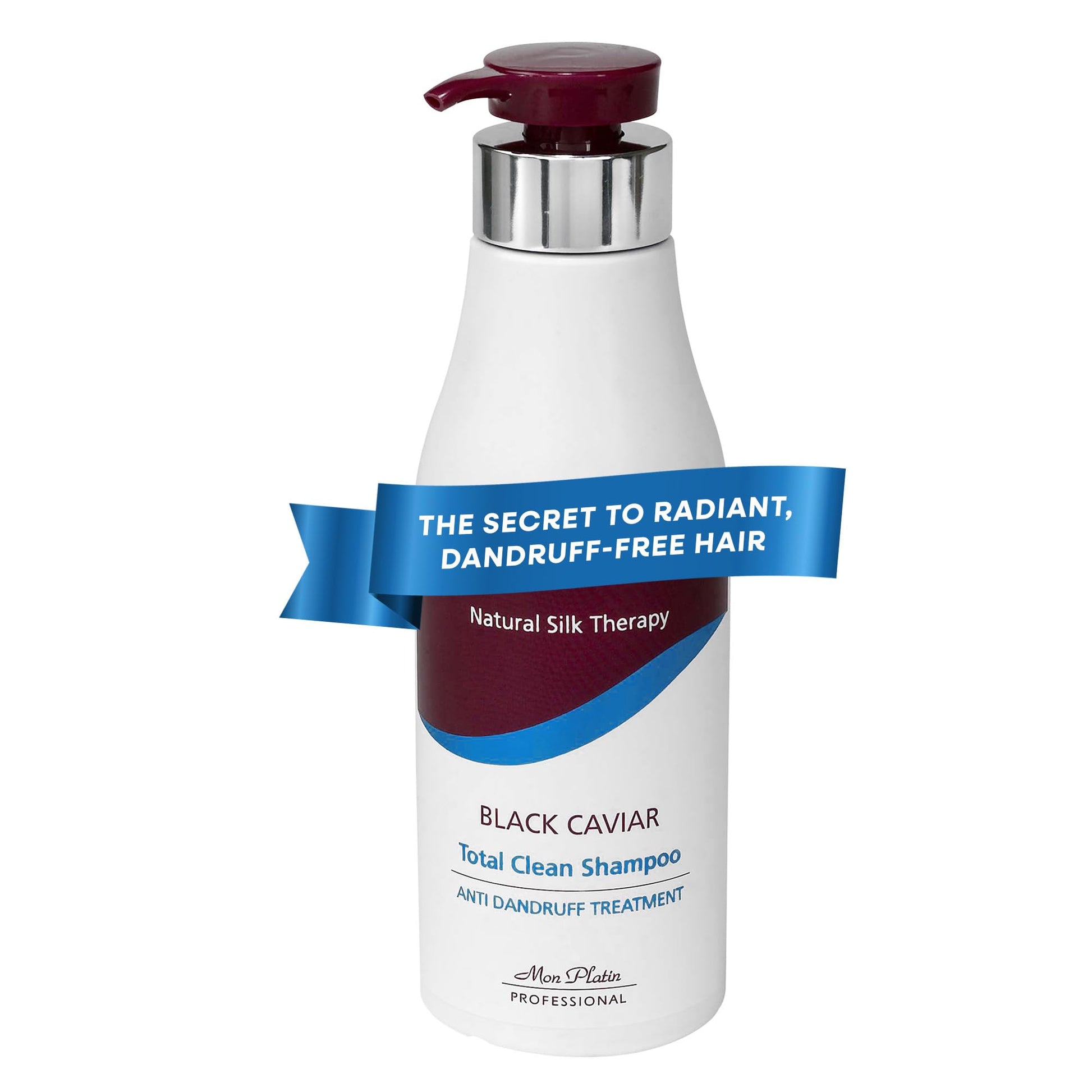 White Smoke Mon Platin Black Caviar Total Clean Anti-Dandruff Shampoo - 500ml (17oz)
