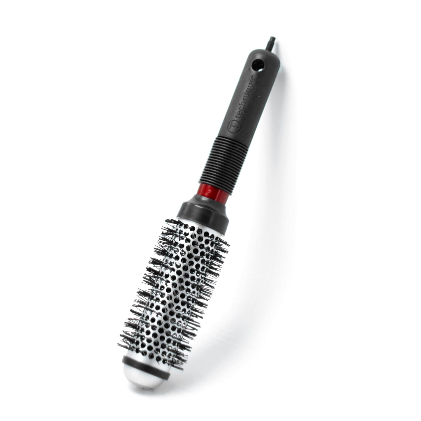 White Smoke Cricket Technique Thermal Hair Brush #330 1.25” for Curling, and Styling – Heat-Retaining Barrel with Anti-Static Tourmaline Bristles, Round Thermal Brush, Ideal for All Hair Types