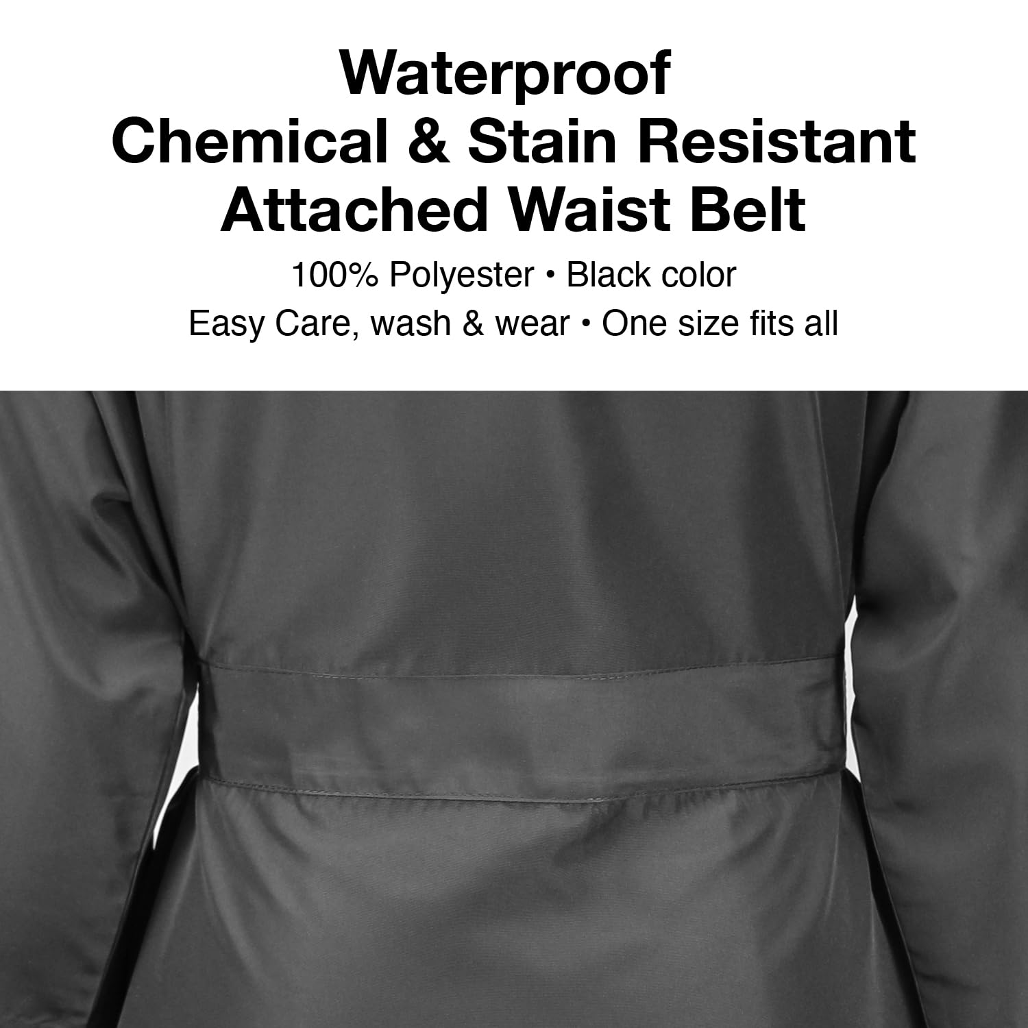 Dark Slate Gray Olivia Garden Deluxe Hair Stylist Apron with Pockets, Waterproof Anti-Static Nylon Smock with Adjustable Strap for Barbers, Cosmetologists, Nail Techs, Tattoo Artists, Estheticians, Housekeeping