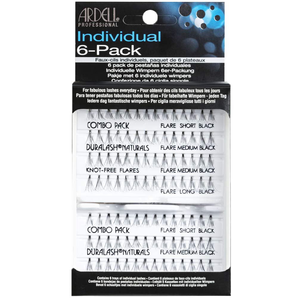 Light Gray 6 Pack Knot-Free Individuals Combo Black