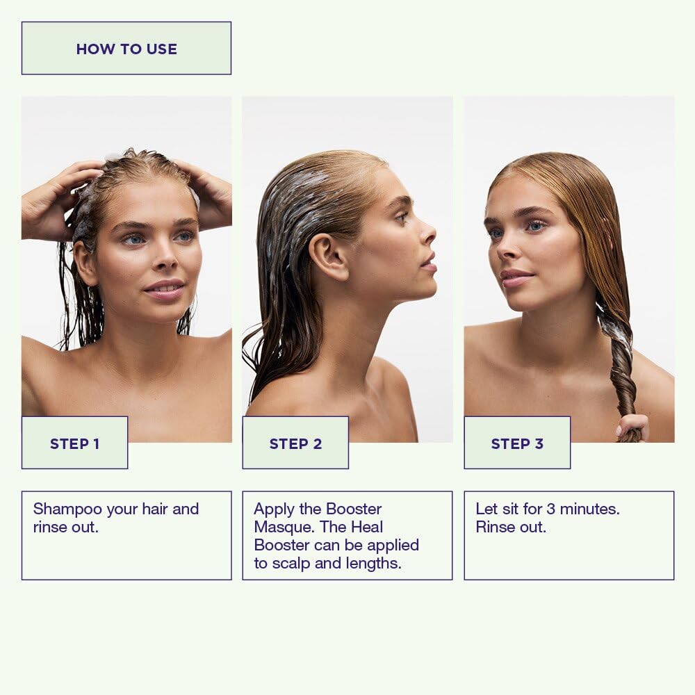 White Smoke Maria Nila Head & Hair Heal, Soothing Booster Mask for Dry & Itchy Scalp, Calming Aloe Vera & Piroctone Olamine Properties Moisturises/Soothes Scalp Preventing Flakiness, 1.7 Fl Oz