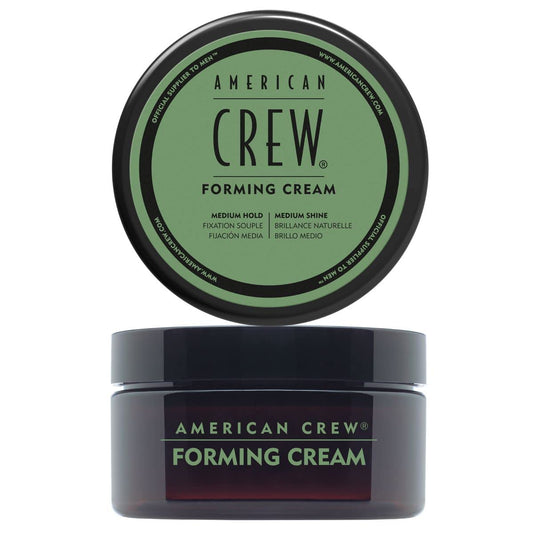 White Smoke American Crew Men's Hair Forming Cream (OLD VERSION), Like Hair Gel with Medium Hold & Medium Shine, 3 Oz (Pack of 1)
