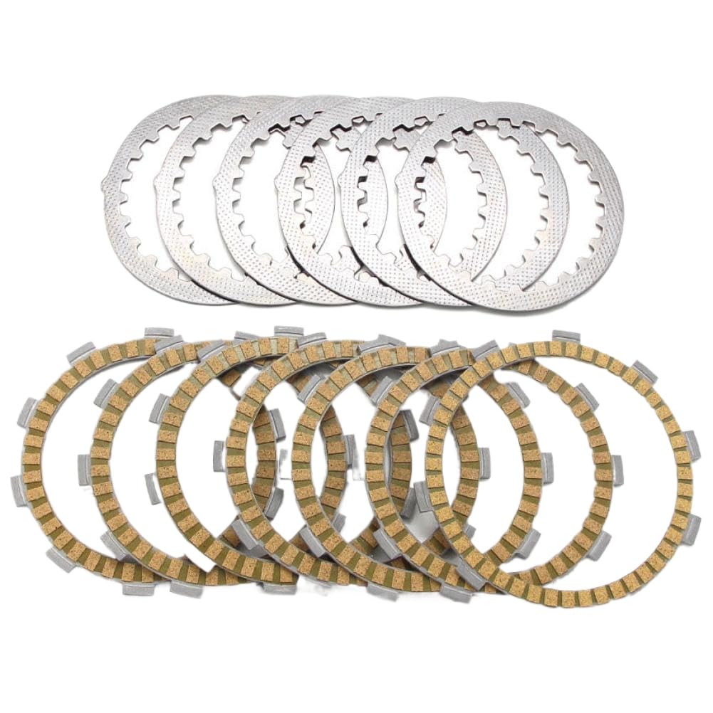 White Smoke Clutch Friction Disc Plate Kit 1V1-16324-00 Compatible With DT230 DT230R Lanza DT125E DT125 DT200R DT125R DT125RE DT125X