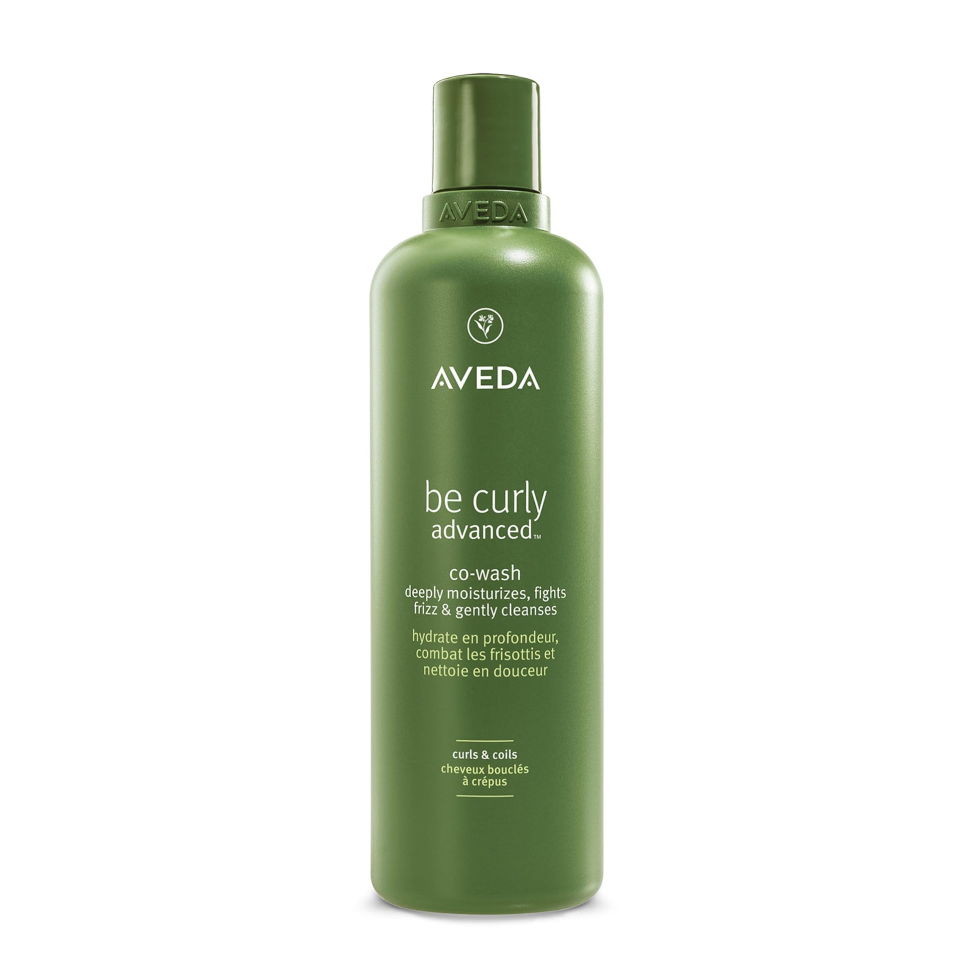 Dark Olive Green Aveda Be Curly Advanced Co-Wash | Removes Buildup Without Stripping | Hydrates Curly & Coily Hair | Fights Frizz | Sulfate Free | Silicone Free | 98% Naturally Derived*, 11.8 Fl Oz