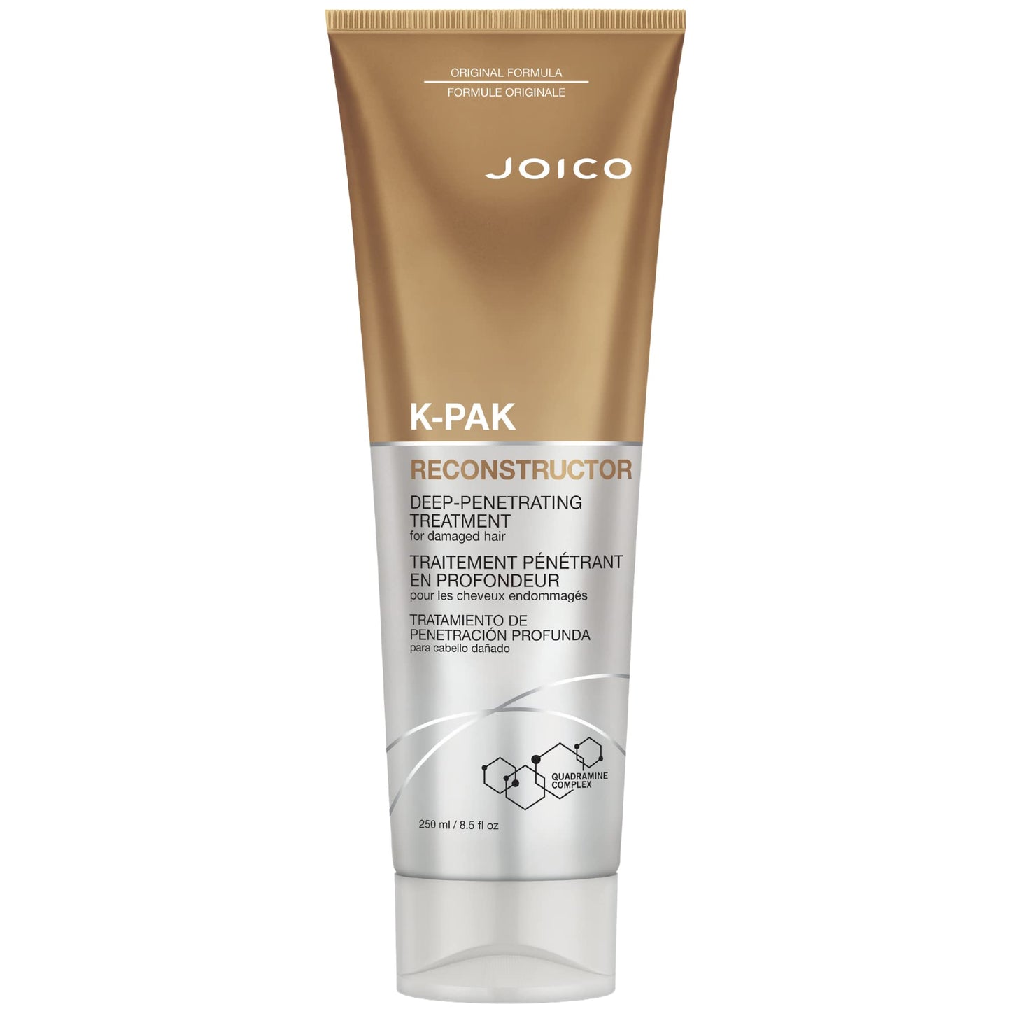 White Smoke Joico K-PAK Reconstructor Deep-Penetrating Treatment | For Damaged Hair | Repair & Strengthen Strands | Rebuild & Fortify Damaged Hair | Improve Elasticity | With Keratin & Arginine | 8.5 Fl Oz