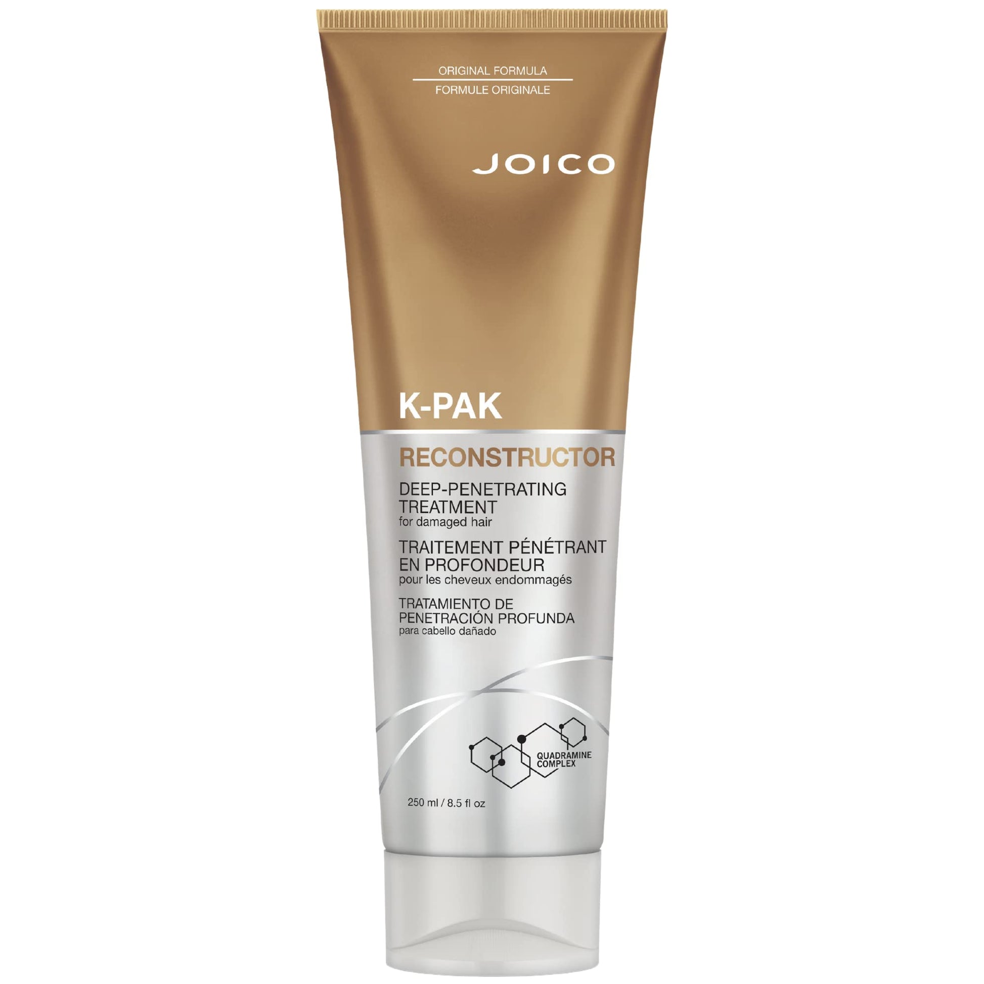 White Smoke Joico K-PAK Reconstructor Deep-Penetrating Treatment | For Damaged Hair | Repair & Strengthen Strands | Rebuild & Fortify Damaged Hair | Improve Elasticity | With Keratin & Arginine | 8.5 Fl Oz