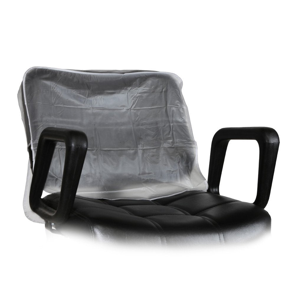 White Smoke BURMAX DL PRO Barber Beauty Salon Chair Protective Cover Vinyl Square CP-C125X