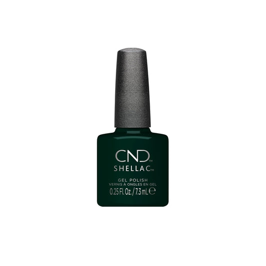 White Smoke CND Shellac Gel Nail Polish, Long-lasting Nail Paint Color with Curve-hugging Brush, 314 Aura, 0.25 fl oz