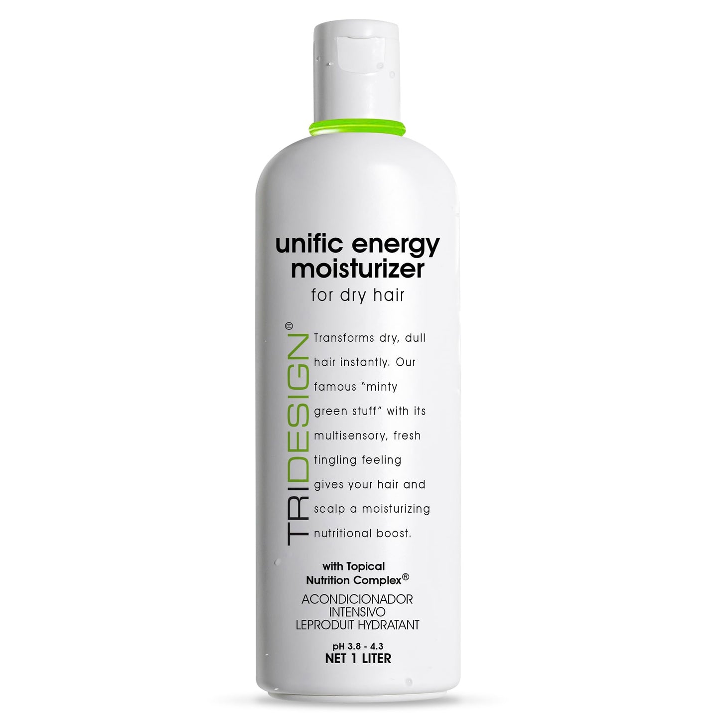 White Smoke TRIDESIGN Unific Energy Moisturizer - Deep Hair Conditioner for Dry Damaged Hair - Moisturizing for Curly, Frizzy, Thick Hair - Hydrating Conditioner for Men and Women, 32 oz