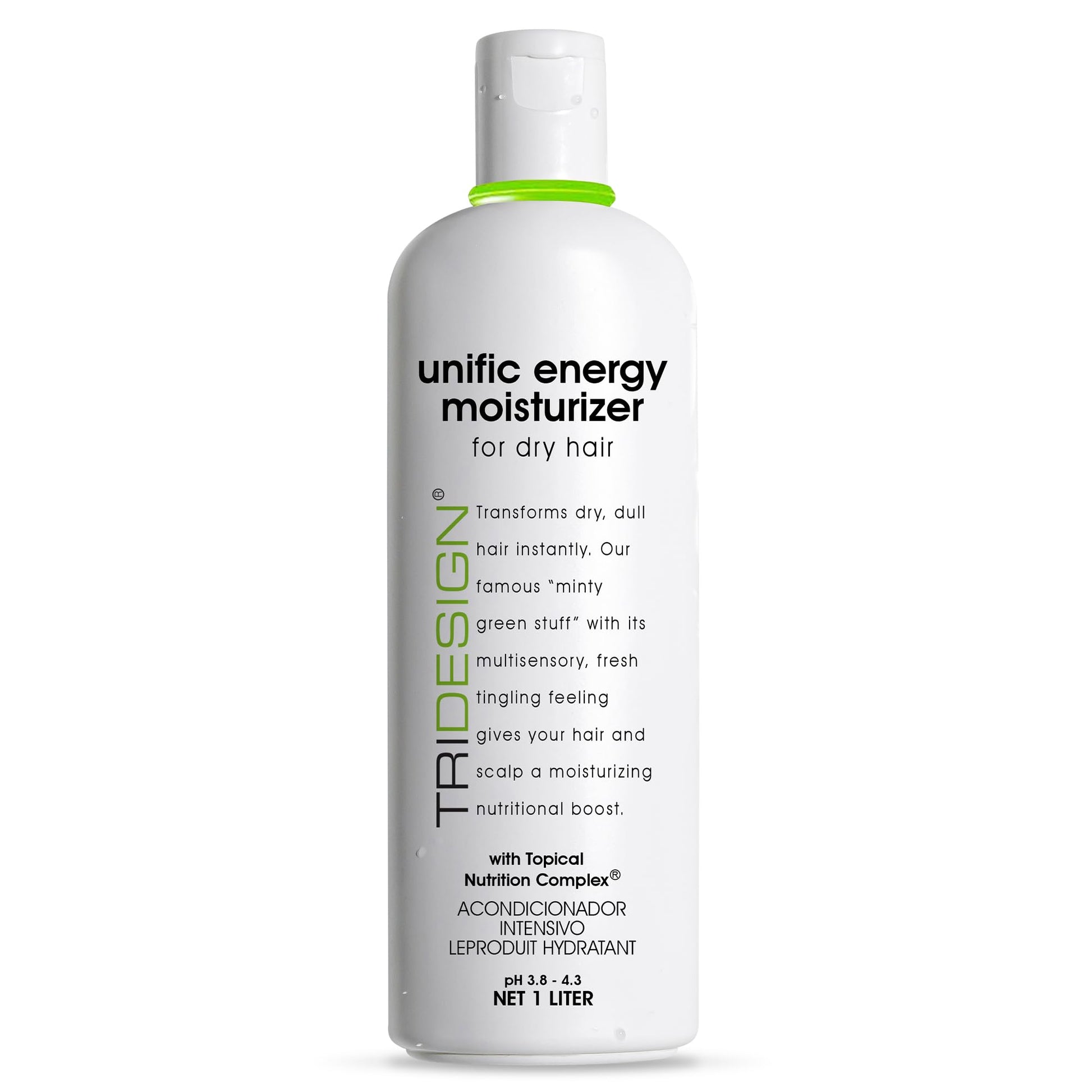 White Smoke TRIDESIGN Unific Energy Moisturizer - Deep Hair Conditioner for Dry Damaged Hair - Moisturizing for Curly, Frizzy, Thick Hair - Hydrating Conditioner for Men and Women, 32 oz