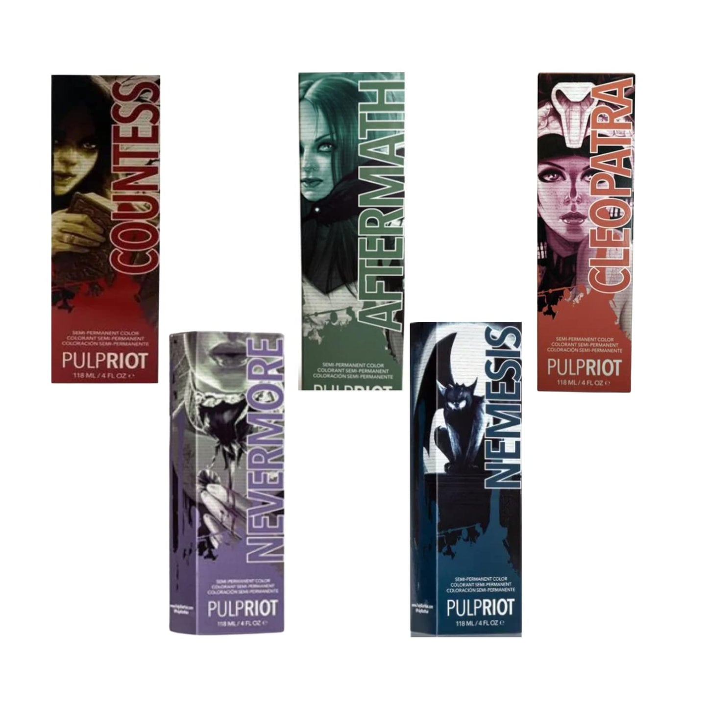 Pulp Riot Nemesis Semi Permanet Hair Color - 4 oz