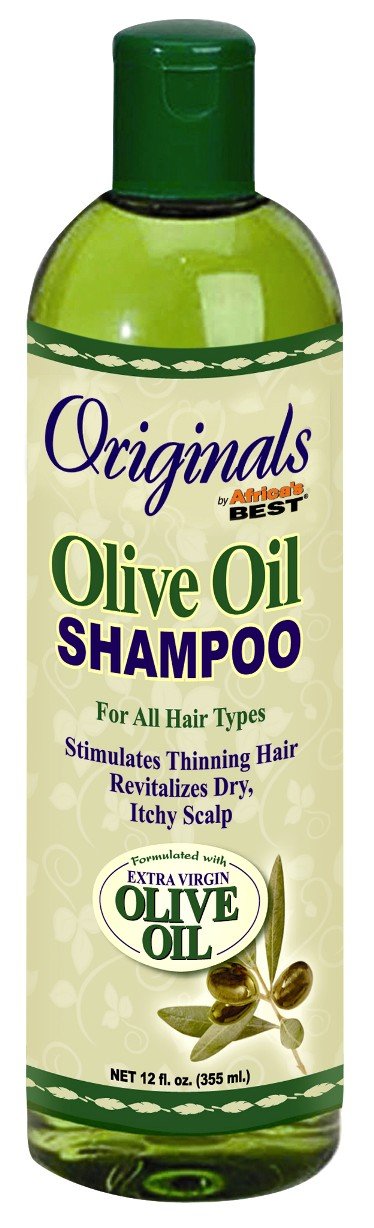 Pale Goldenrod Africas Best Shampoo Orig Olive Oil 12 Ounce (354ml)