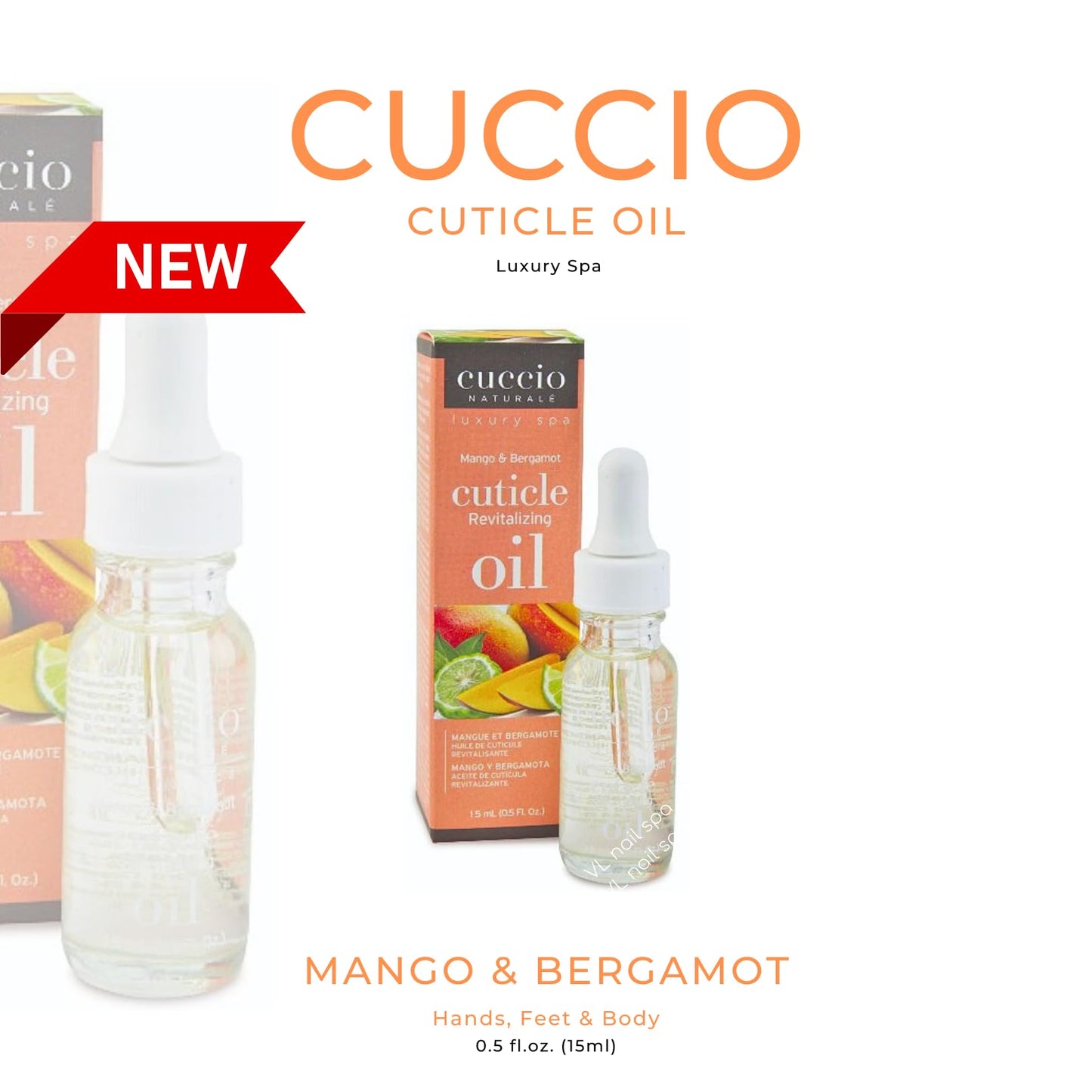 White Smoke Cuccio Naturale Mango & Bergamot Revitalizing Cuticle Oil – Hydrating Overnight Cuticle Repair – Remedy for Damaged Skin & Thin Nails – Paraben & Cruelty-Free Formula – 0.5 Oz