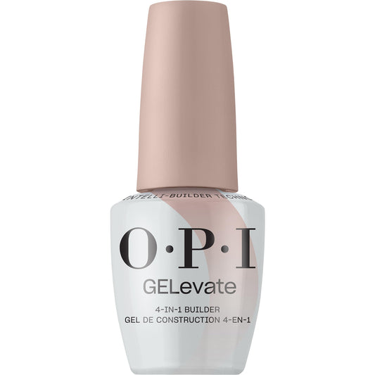 White Smoke OPI GELevate 4-in-1 Nail Builder Gel | OPI’m Flawless, Clear Color | UV Cure Gel Builder Nail Polish | Vegan | 15 ML
