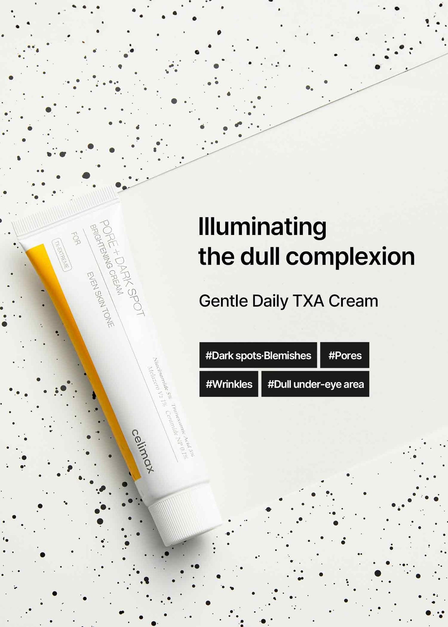 Lavender celimax Pore+Dark Spot Cream | with Niacinamide, Tranexamic Acid, TXA Cream, Pore Minimizer, Non-Irritating, Hydrating, For Sensitive Skin, 35ml, Mothers Day Gift