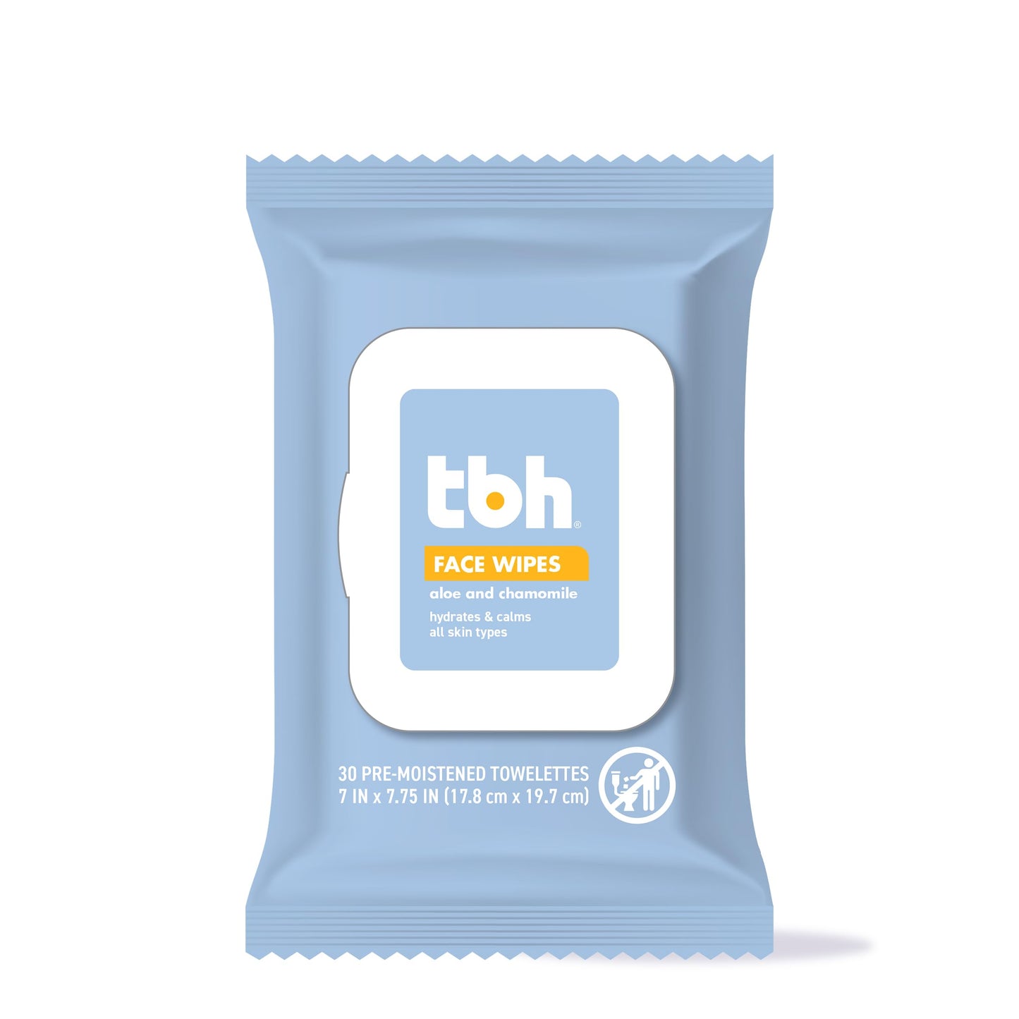 White Smoke TBH Kids Gentle Face Wipes – Daily Cleansing & Hydrating Wipes for Preteens & Teens – Soothing Chamomile & Calendula – Sulfate & Paraben-Free – 30 Count