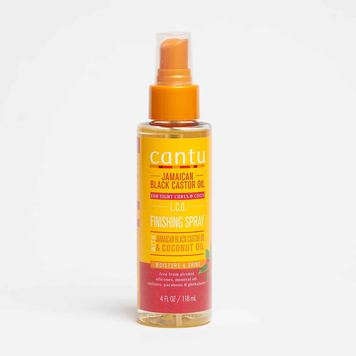 Alice Blue Cantu Jamaican Black Castrol Oil Finishing Spray with Coconut Oil 4 oz
