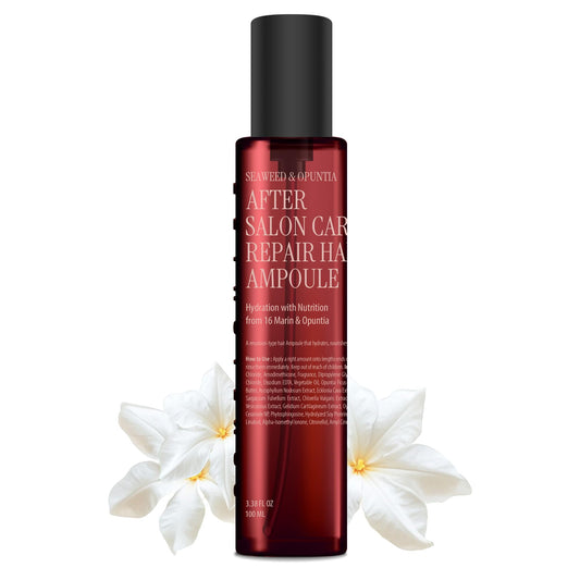 White Smoke CURLYSHYLL After Salon Care Repair Hair Ampoule | Lightweight Serum Care for Daily Damaged Hair Repair | Seaweed & Opuntia Extracts | Leave-in Moisture Serum | 100ml