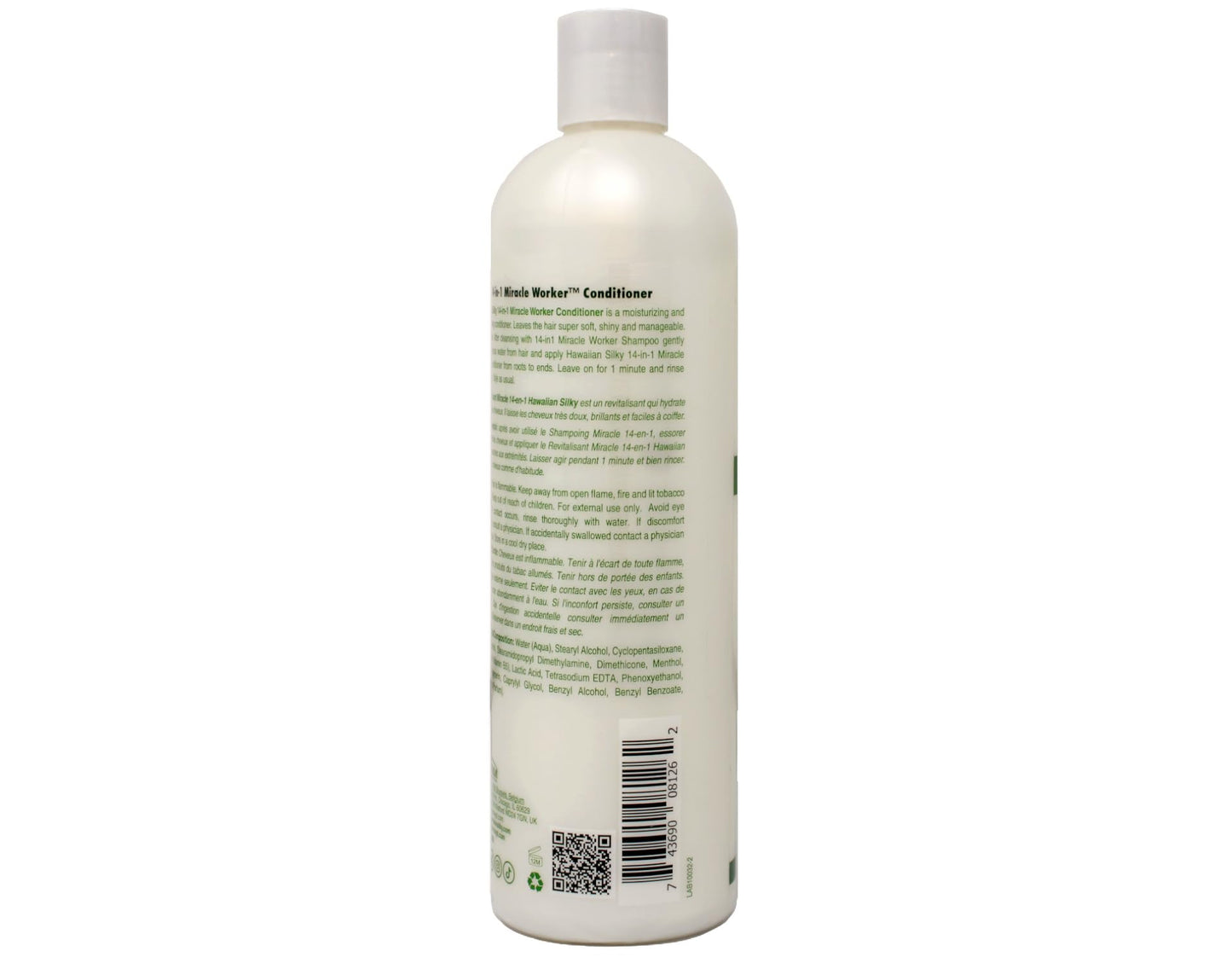 Gray Hawaiian Silky Miracle Worker 14-in-1 Shampoo & Conditioner Bundle, Hydrating & Strengthening Hair Care Set, 16 fl oz Each