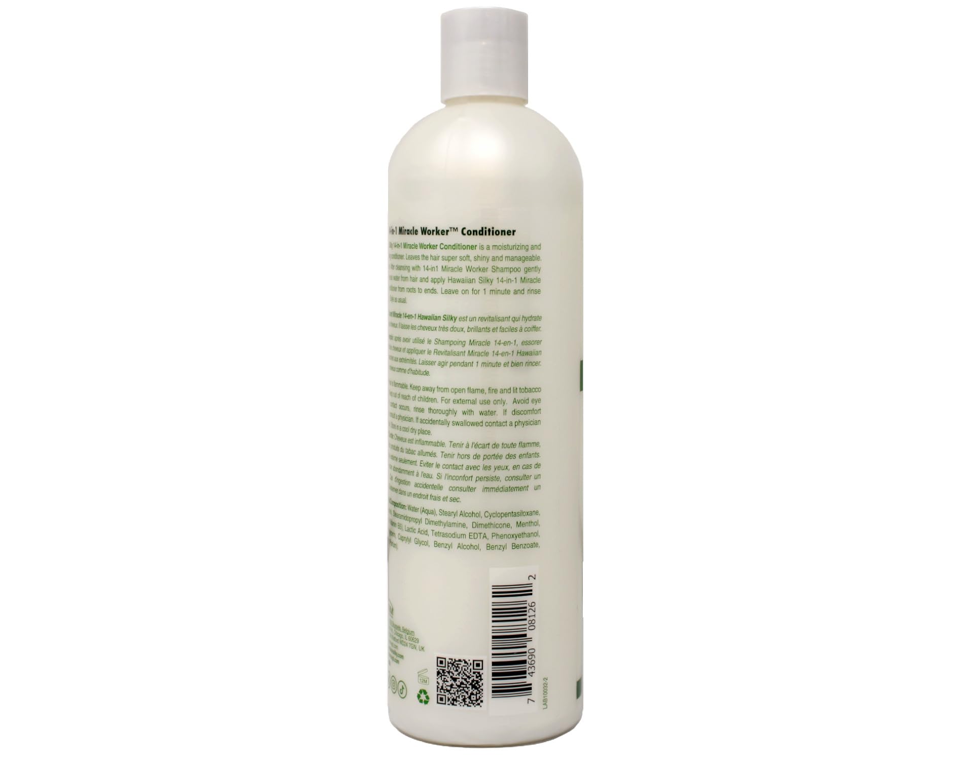Gray Hawaiian Silky Miracle Worker 14-in-1 Shampoo & Conditioner Bundle, Hydrating & Strengthening Hair Care Set, 16 fl oz Each