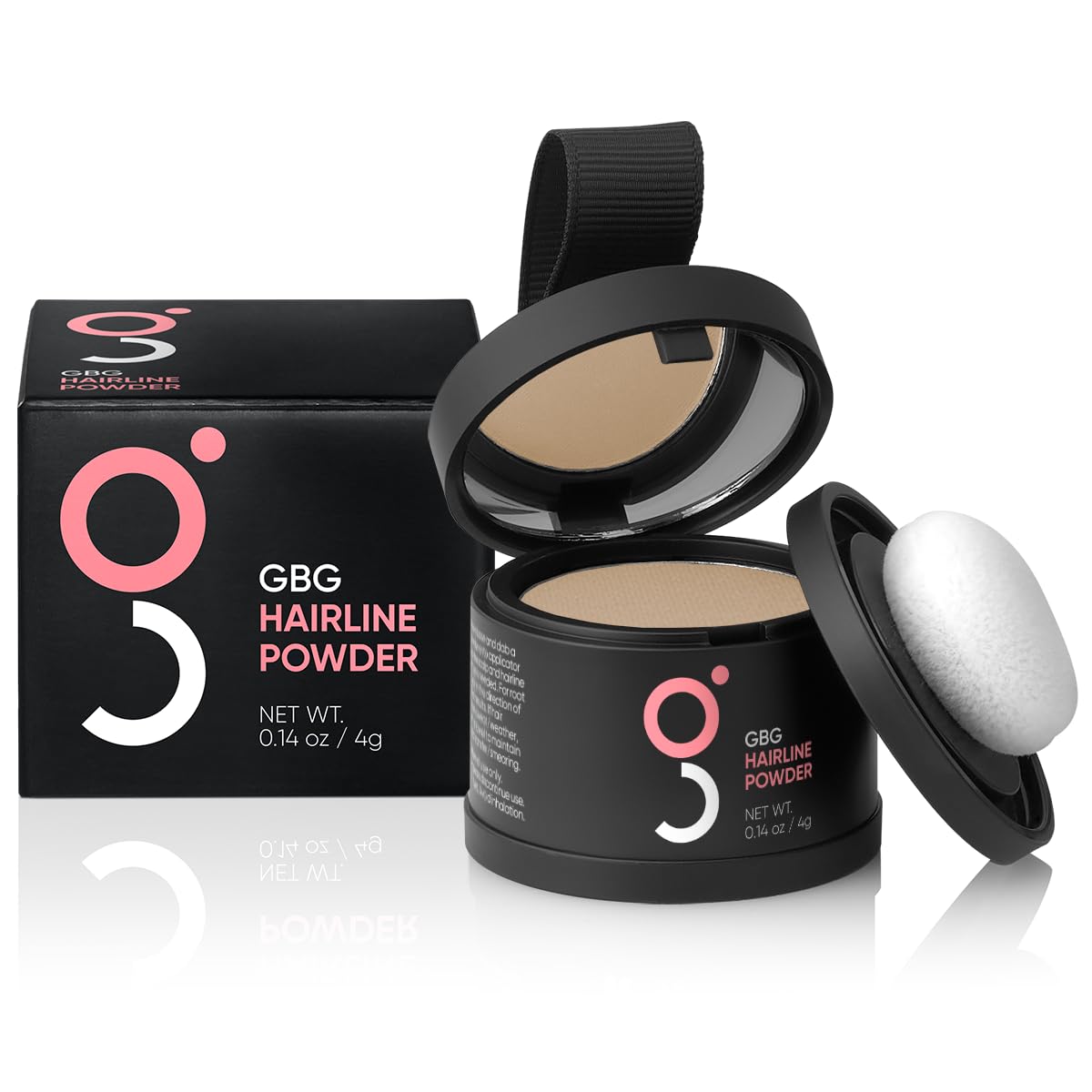 White Smoke Hairline Powder Instantly Conceals Hair Loss, Root Touch Up Hair Toppers for Women & Men, Hair Fibers for Thinning Hair, Root Cover Up, Stain-Proof 24 Hour Formula (Medium Blonde)